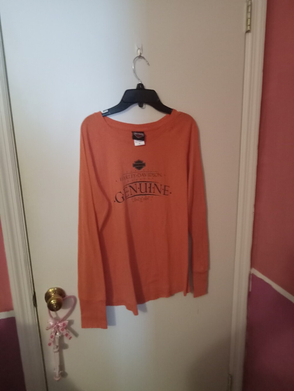Women's Size XL Smoky Moutain Harley Davidson Long Sleeve Shirt